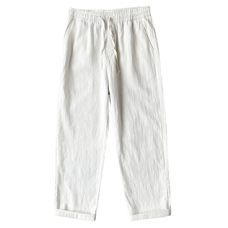 Pantalones de corte recto y holgado para hombre