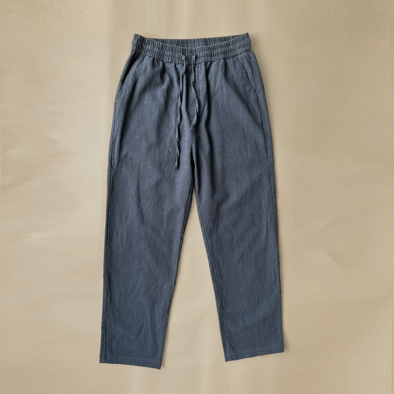 Pantalones de corte recto y holgado para hombre