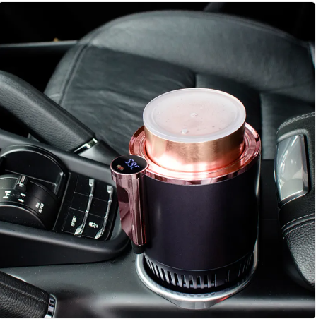 Portavasos para coche con función de calor y frío 2 en 1